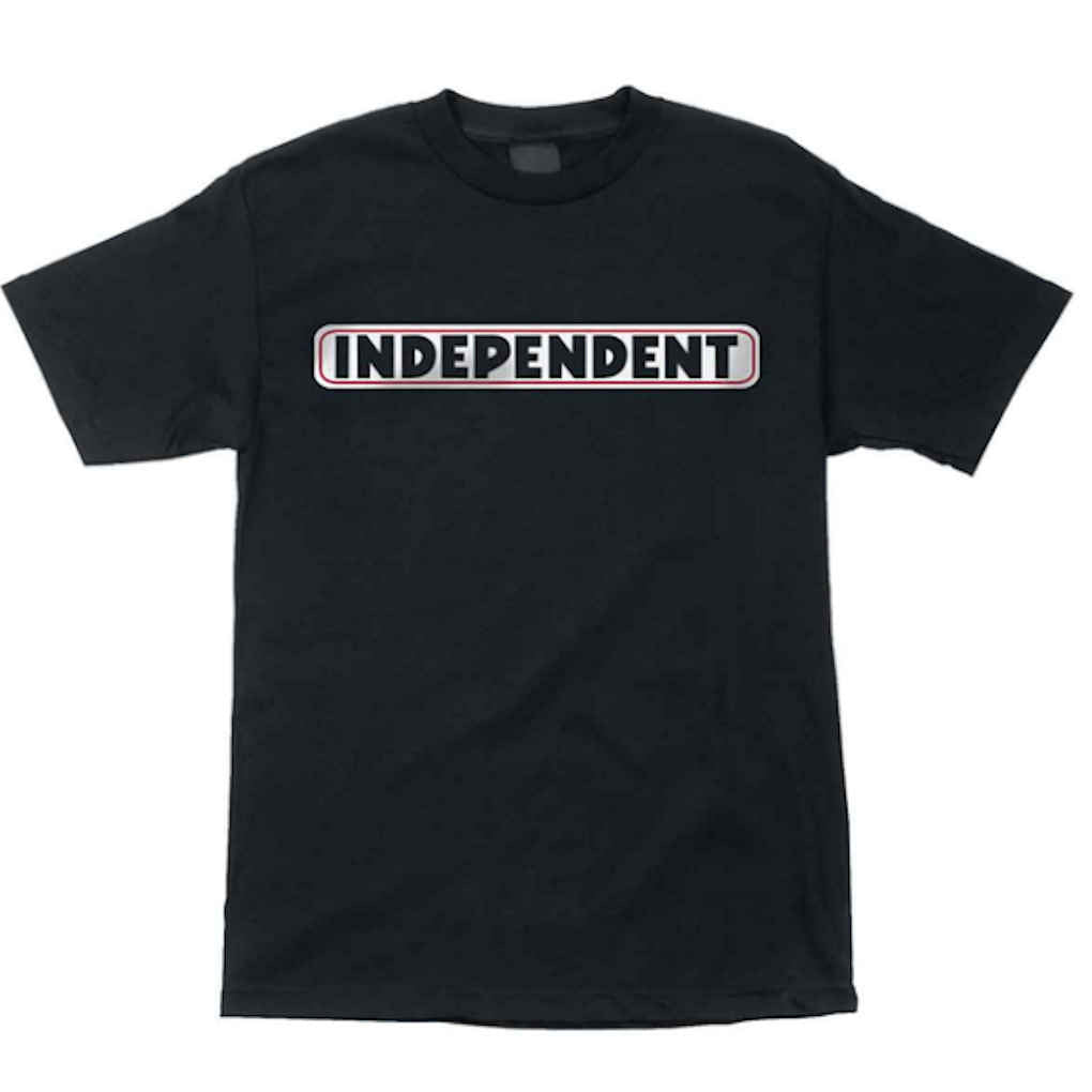 T-SHIRT LOGO BAR INDÉPENDANT NOIR