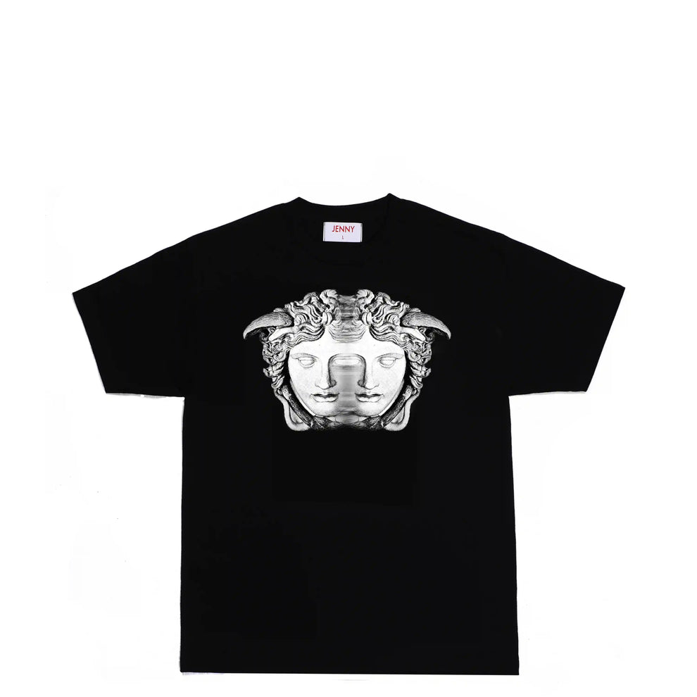 JENNY DOUBLE MEDUSA TEE BLACK