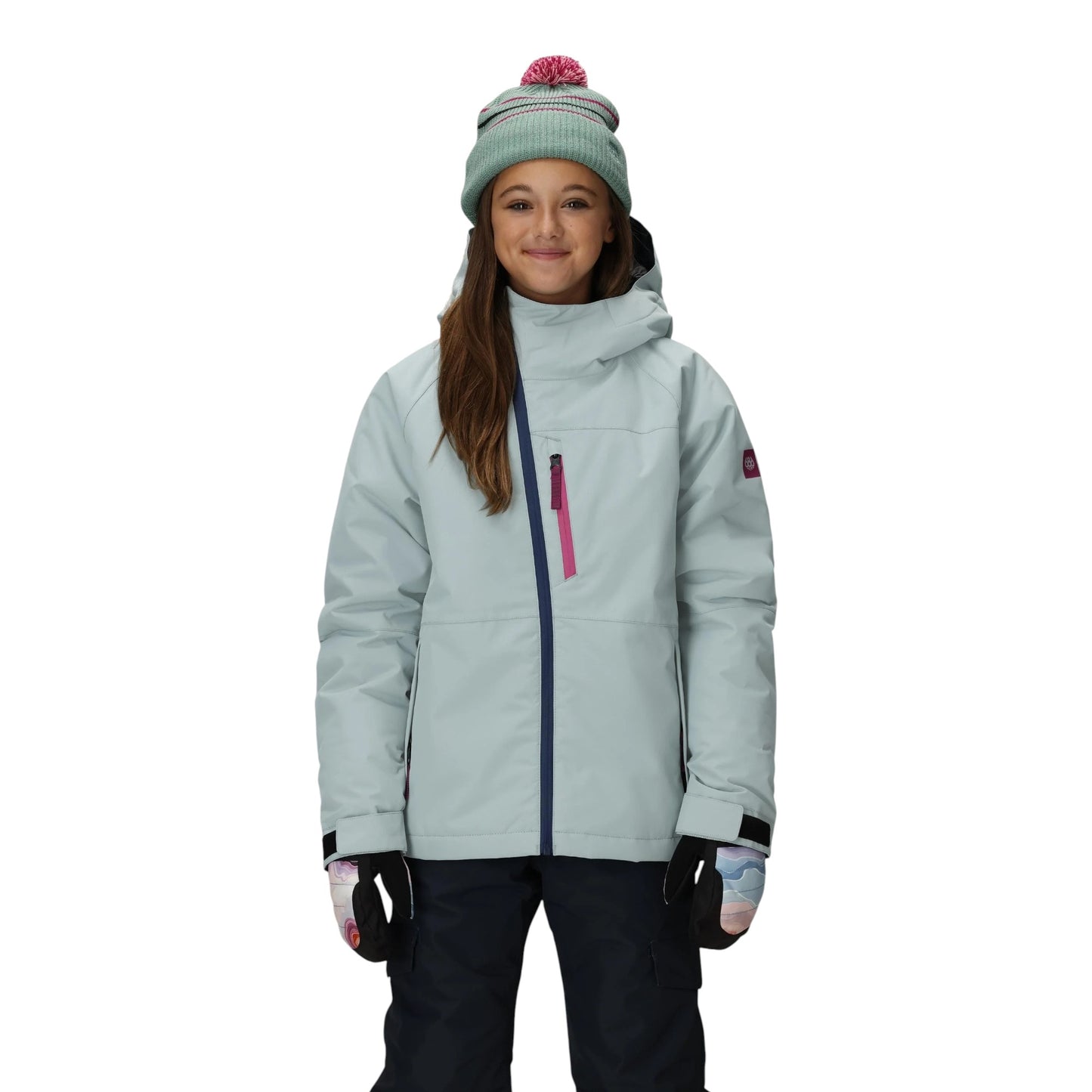 686 GIRLS INSULATED HYDRA JACKET DUSTY MARINE