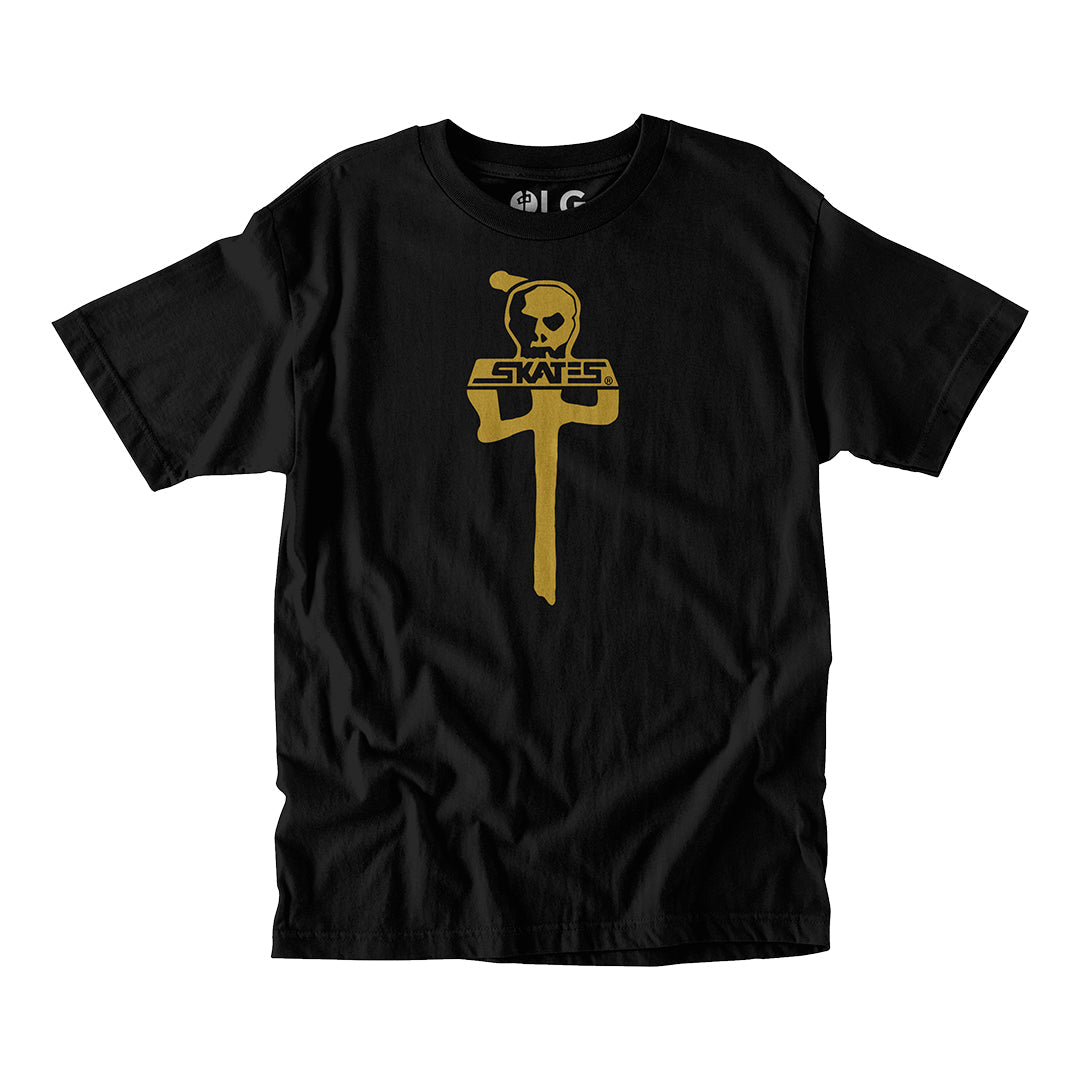 RDS X SKULL SKATES TEE NOIR/TARSANDS