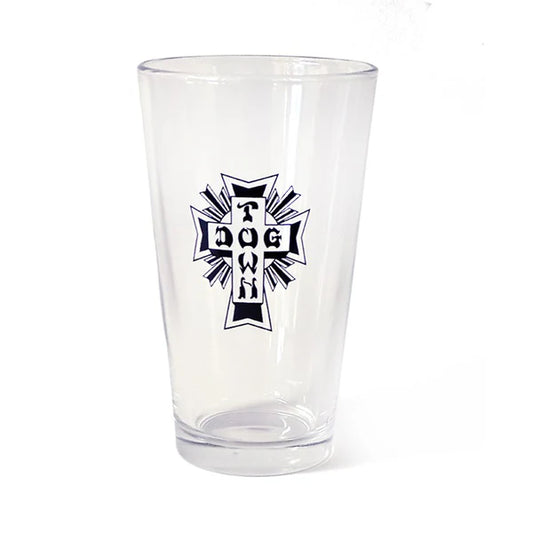 DOGTOWN CROSS LOGO PINT GLASS