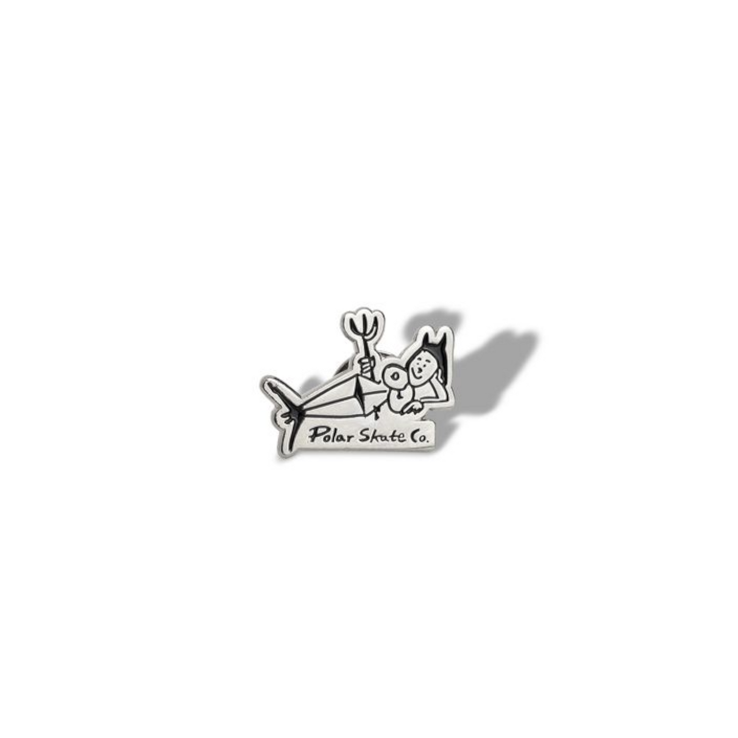 POLAR DEVIL WOMAN PIN SILVER