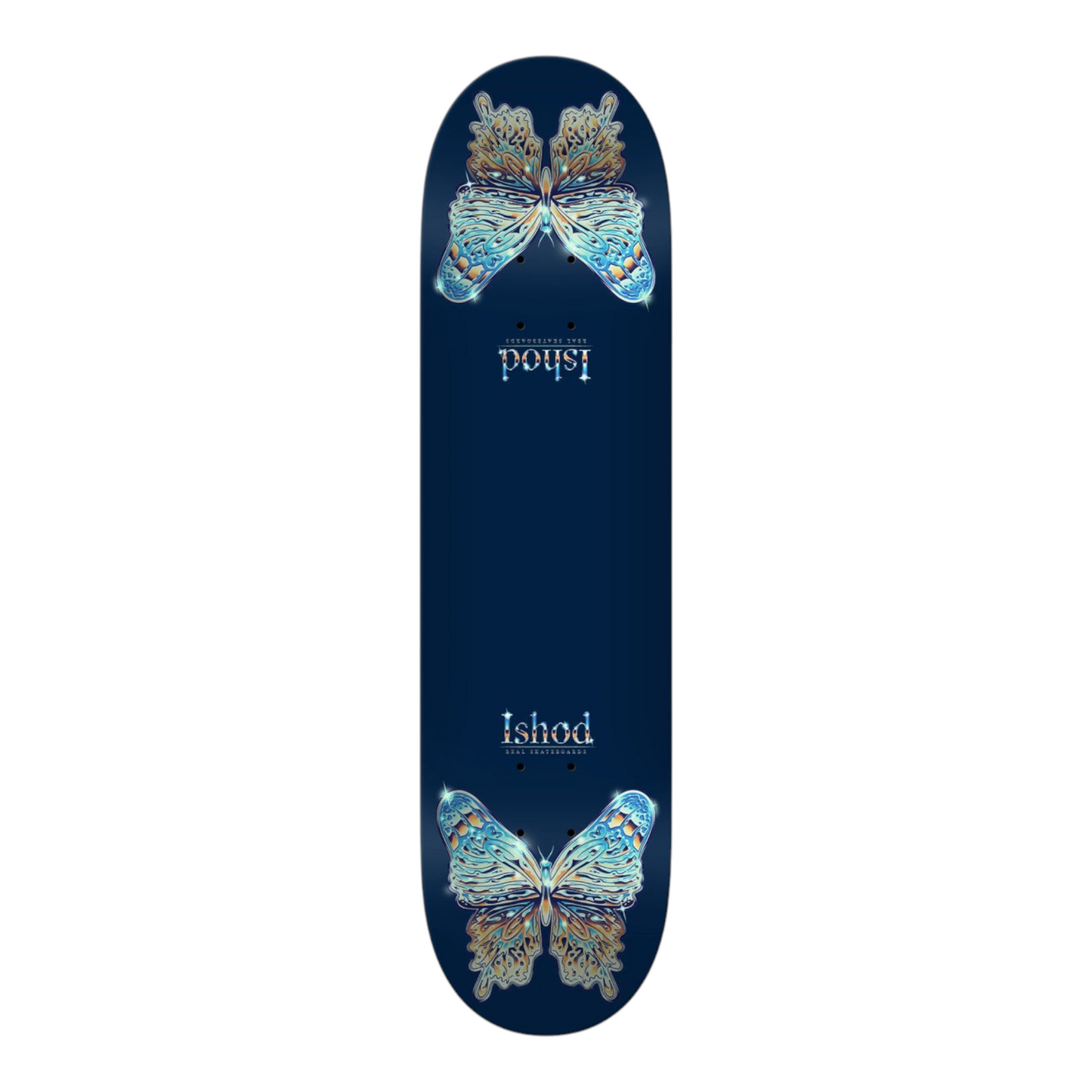 REAL ISHOD MARIPOSA CHROME REDUX TWIN TAIL DECK 8.25