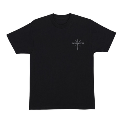 INDEPENDENT DRESSEN SKULL ROSE T-SHIRT BLACK