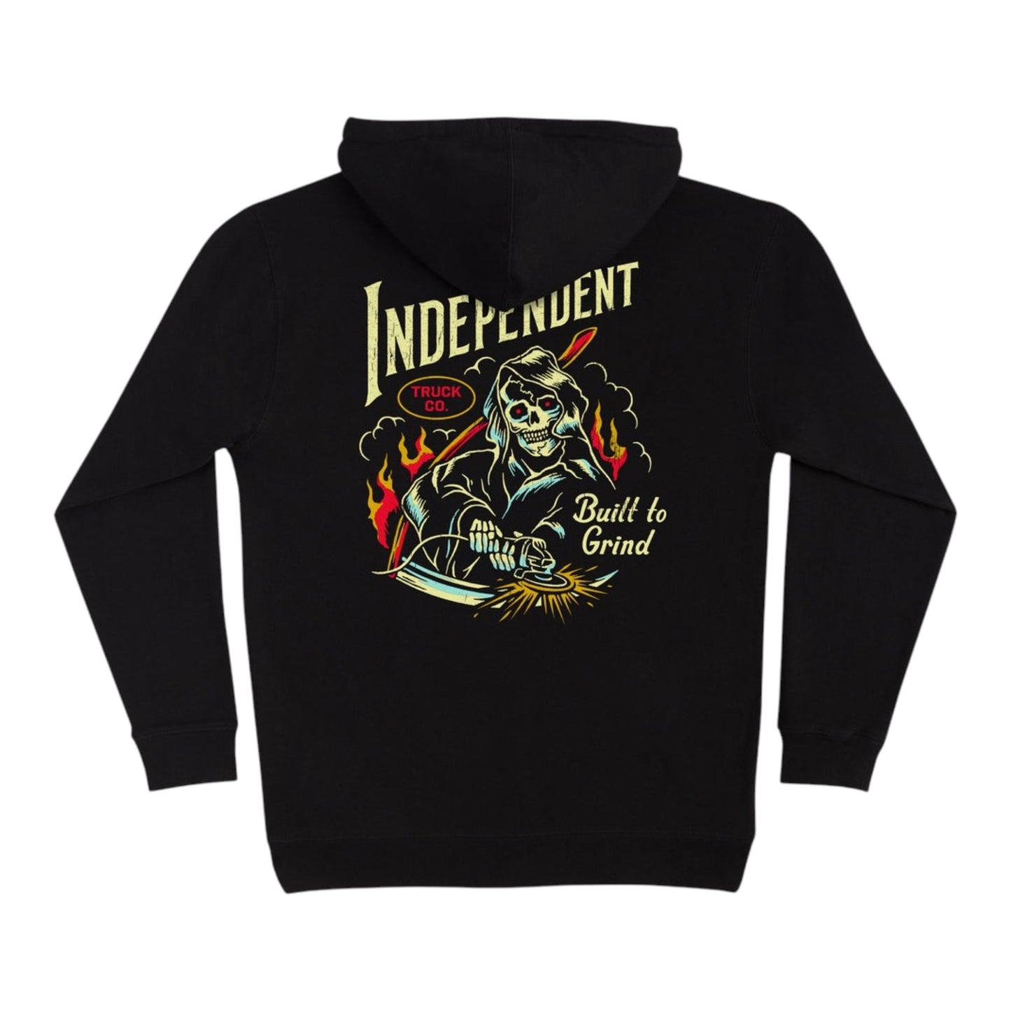 INDEPENDENT STAY SHARP PULLOVER HOODIE BLACK