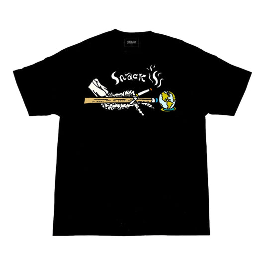 SNACK LAST GAME TEE BLACK