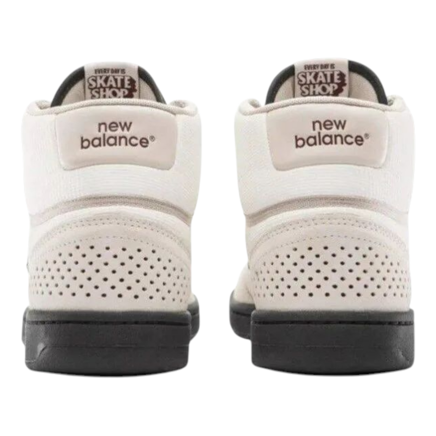 NEW BALANCE 440 HIGH SKATE SHOP DAY WHITE BLACK