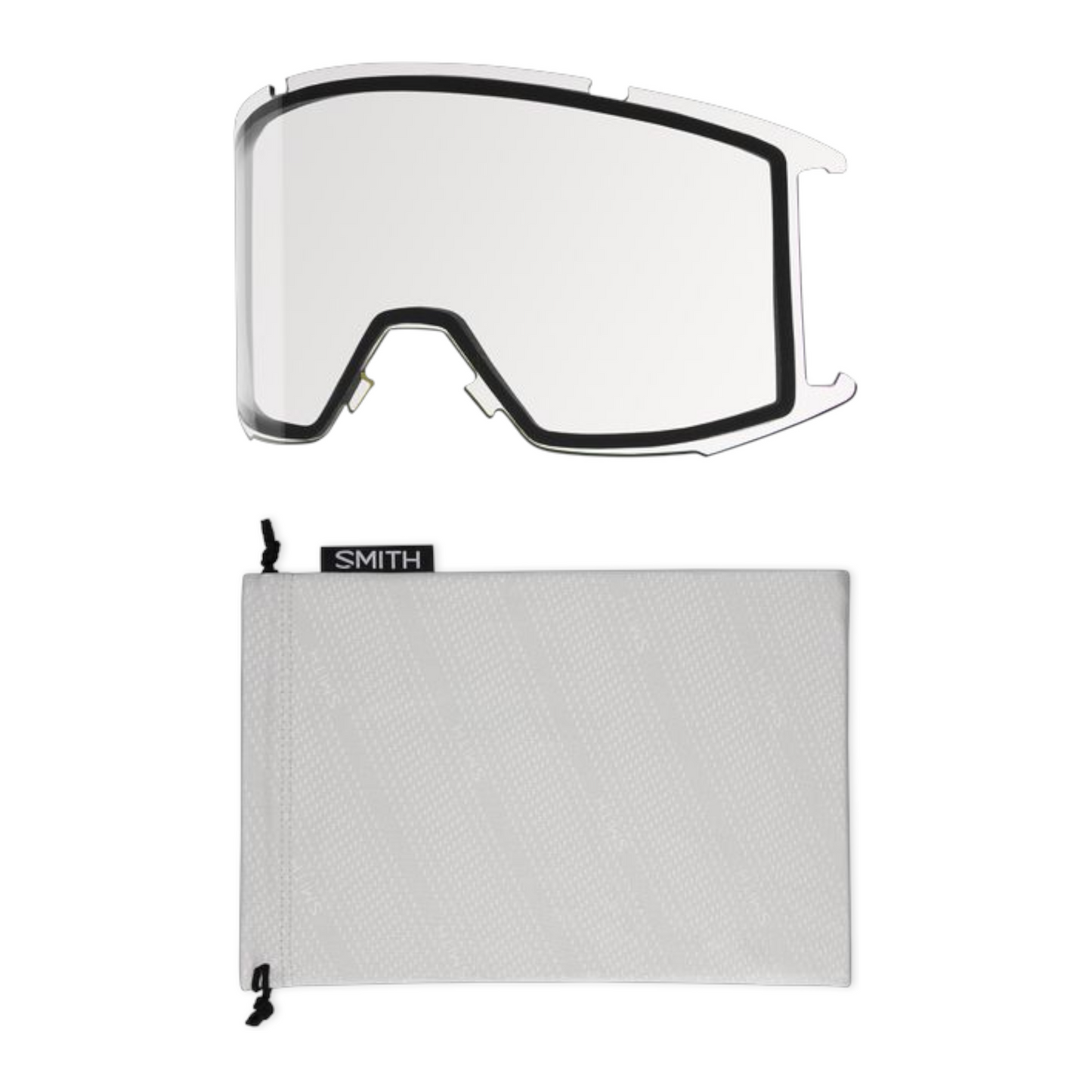 SMITH SQUAD LOW BRIDGE FIT GOGGLES CACTUS ZINE CHROMAPOP SUN BLACK GOLD/ CLEAR LENSES