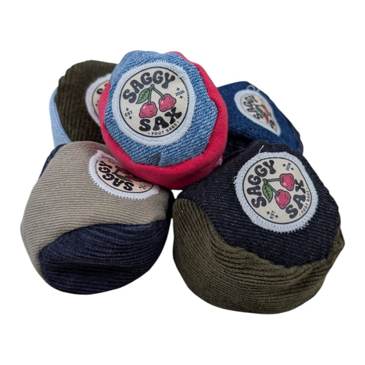 SAGGY SAX FOOT BAGS ASSORTED