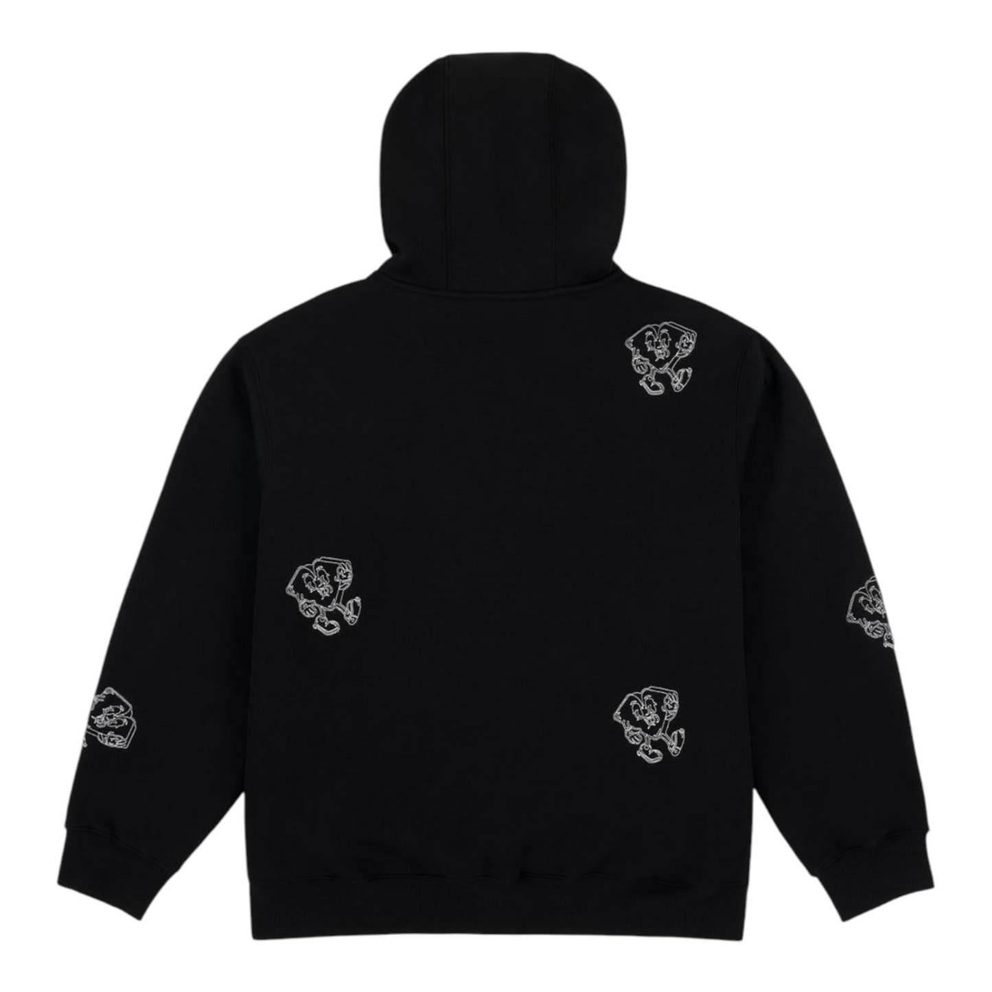 LOVIAH LITTLE MAN ZIP UP HOODIE BLACK