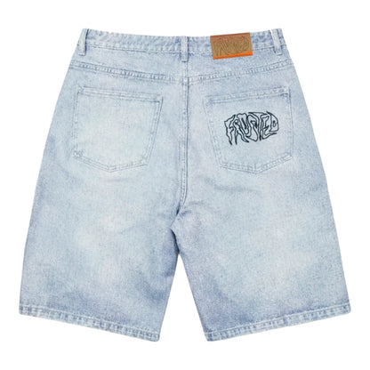 FROSTED WAVYSHORTS SUNFADED BLUE