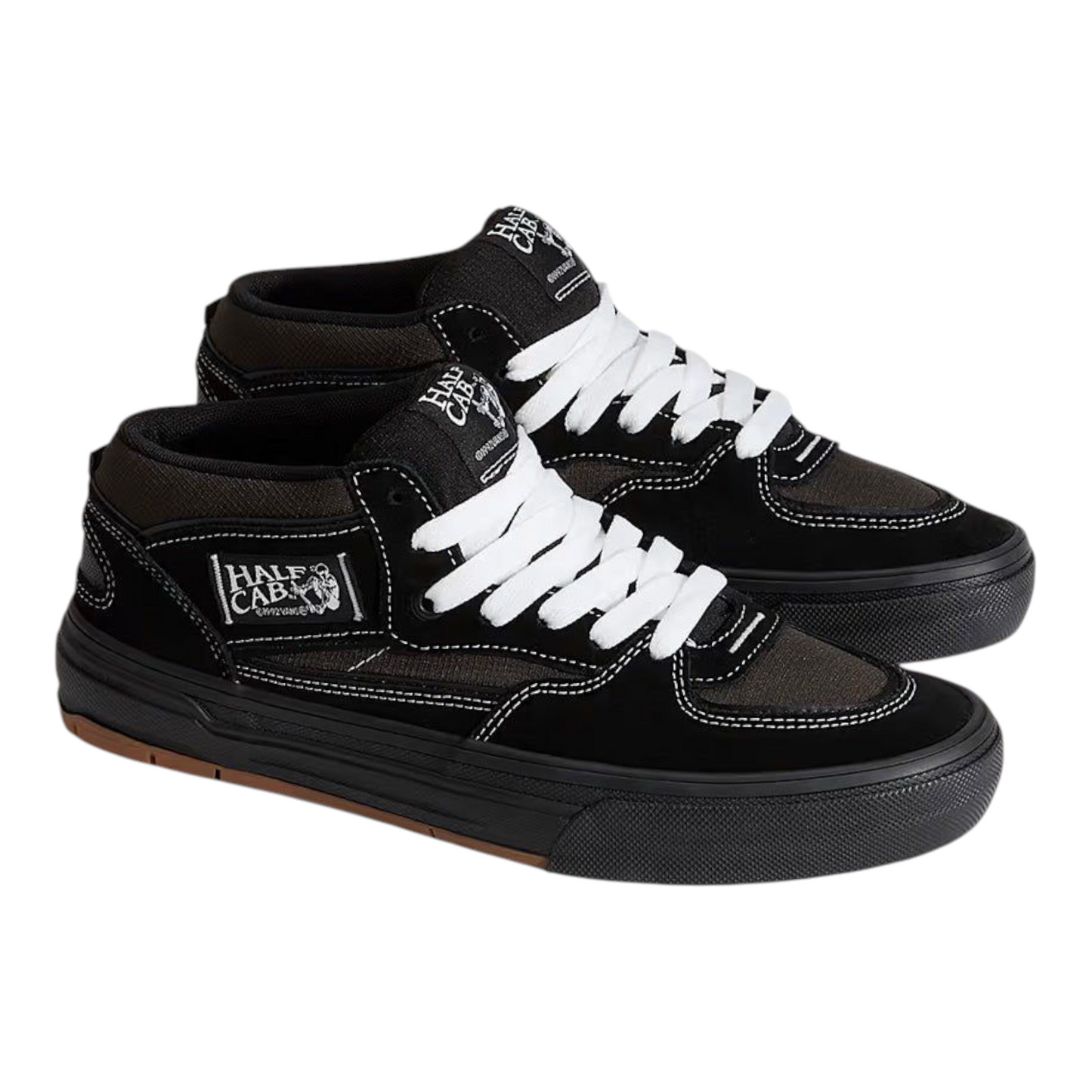 VANS SKATE HALF CAB WAFFLECUP BLACK/ ASPHALT