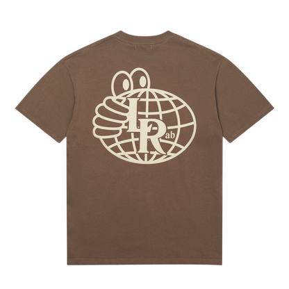 LAST RESORT ATLAS MONO TEE WASHED BROWN BEIGE