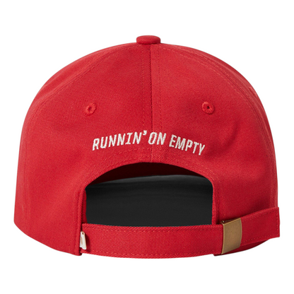 BRIXTON RUNNING ON EMPTY ADJUSTABLE HAT CRIMSON WHITE