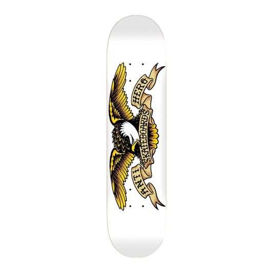 ANTIHERO TEAM CLASSIC EAGLE DECK WHITE 8.75