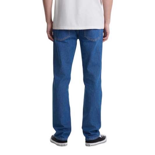 VOLCOM SOLVER DENIM REGULAR RISE MODERN FIT BOLD BLUE