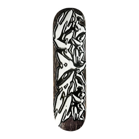 LATE NITE STARS LIQUID METAL LOGO DECK 8.25