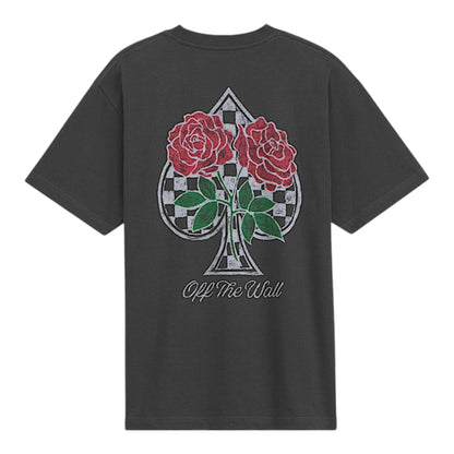 VANS THE PAINTED ROSE TEE FADED BLACK