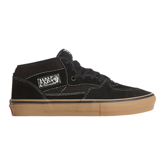 VANS SKATE HALF CAB BLACK GUM WHITE