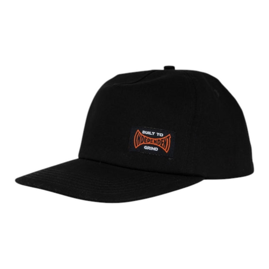 INDEPENDENT BUILT TO GRIND SNAPBACK BLACK