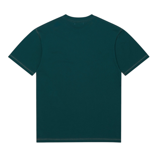 LAST RESORT LITTLE AB FLATLOCK TEE DARK TEAL