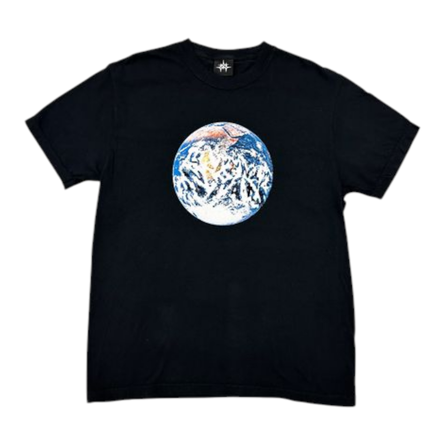 LATE NITE STARS WORLD TEE BLACK