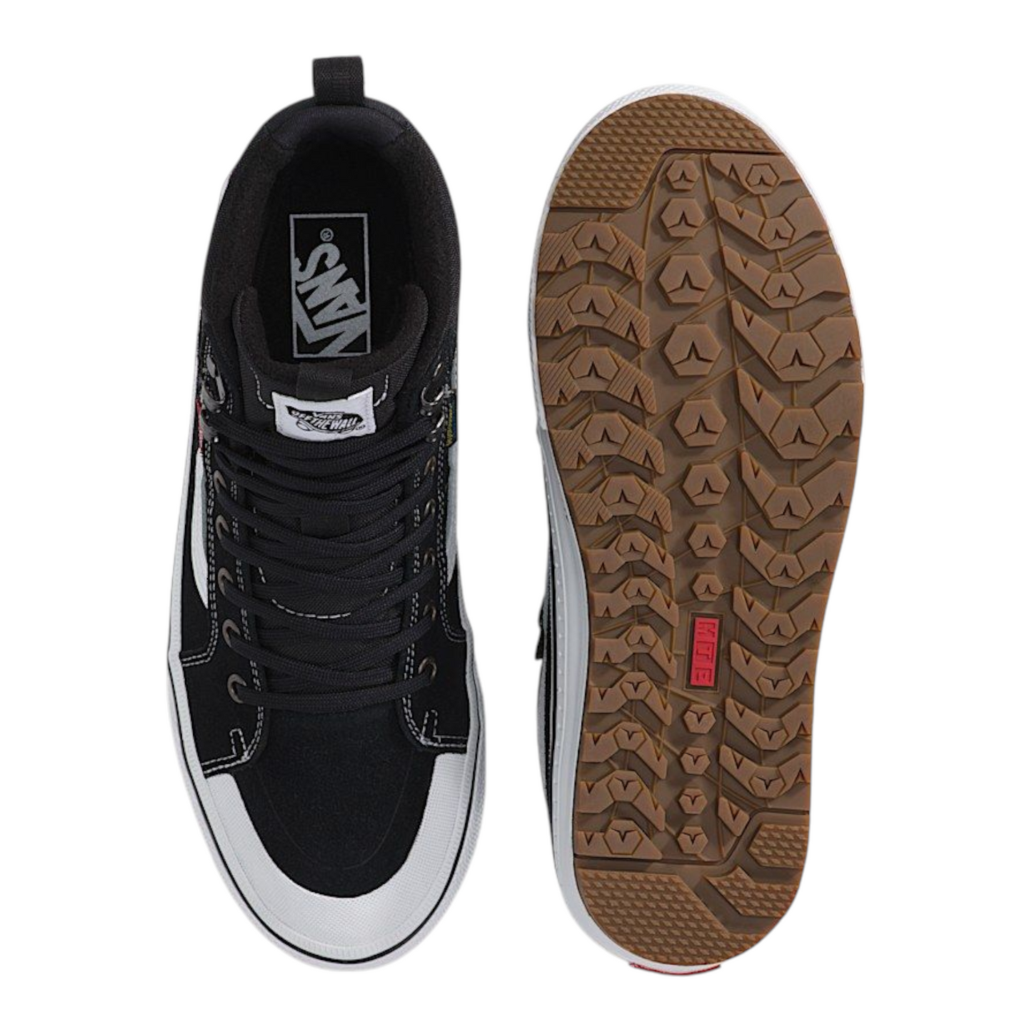 VANS MTE SK8-HI WATERPROOF INSULATED SHOE BLACK/WHITE