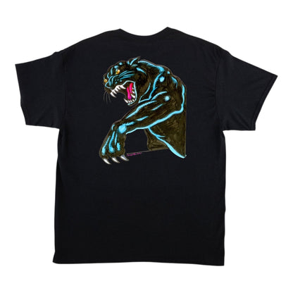 SANTA CRUZ NATAS PANTHER HEAVYWEIGHT TEE BLACK