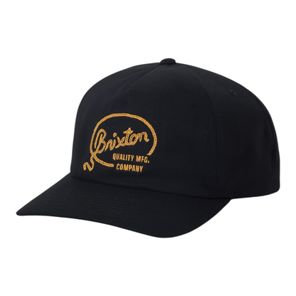 BRIXTON GALLATIN SNAPBACK BLACK