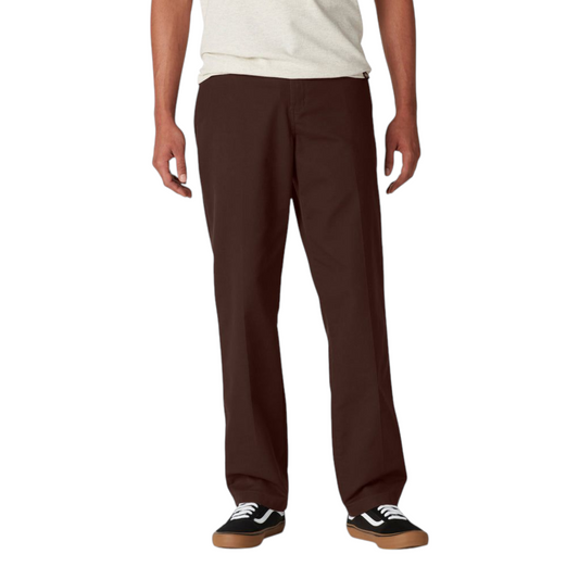 DICKIES SKATEBOARDING TWILL SLIM FIT PANT CHOCOLATE