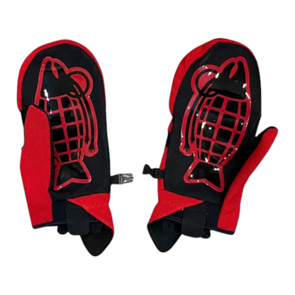 SALMON ARMS SPRING MITT BLOOD RED