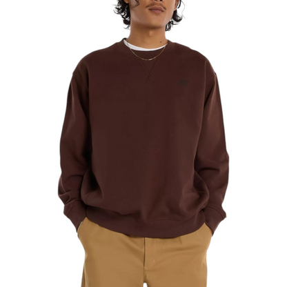 NEW BALANCE FRENCH TERRY CREWNECK BROWN