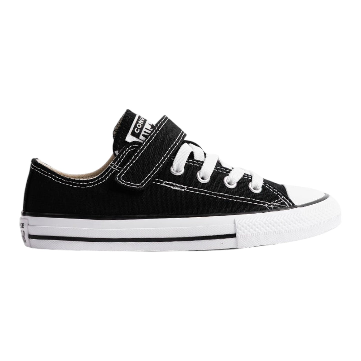 CONVERSE YOUTH CTAS 1V OX BLACK NATURAL WHITE