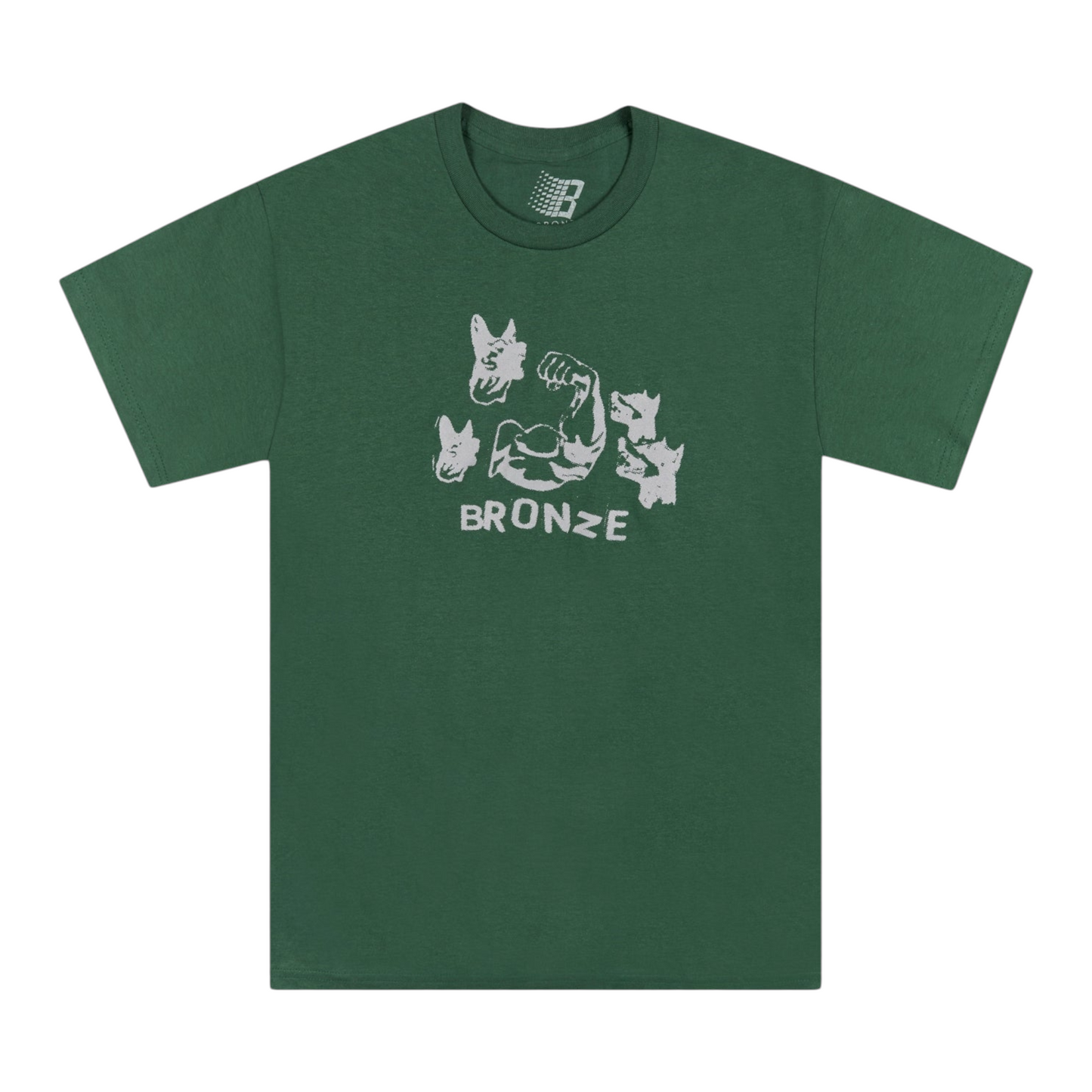 BRONZE 56K DOG MUSCLE TEE FOREST GREEN
