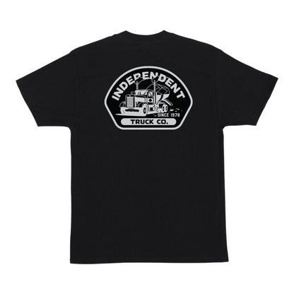 INDEPENDENT TRUCKING TEE BLACK