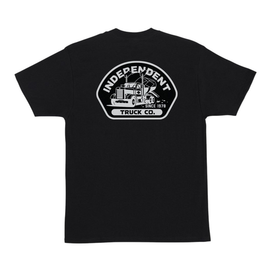 INDEPENDENT TRUCKING TEE BLACK