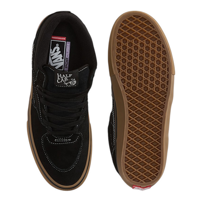 VANS SKATE HALF CAB BLACK GUM WHITE