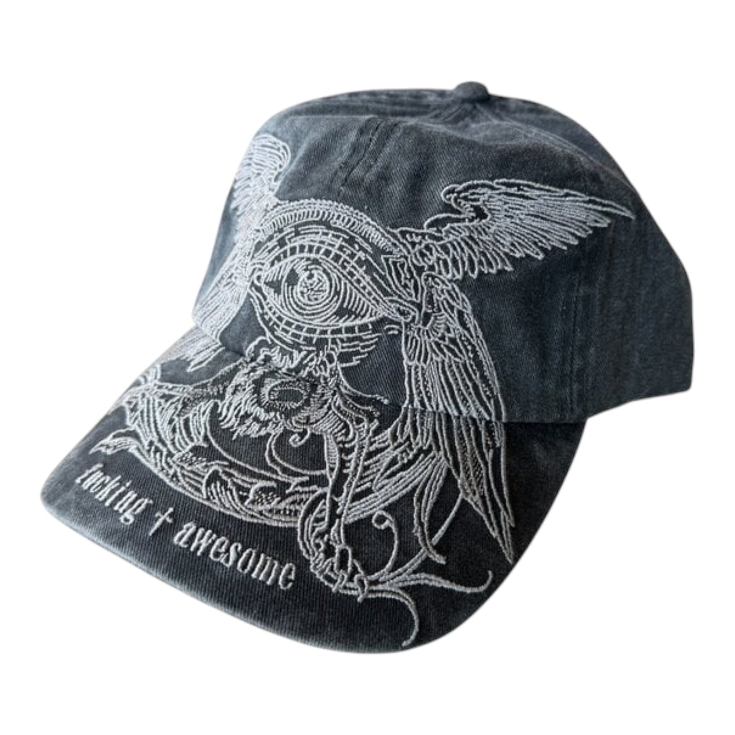 FUCKING AWESOME SEPHIRA 6 PANEL HAT WASHED BLACK