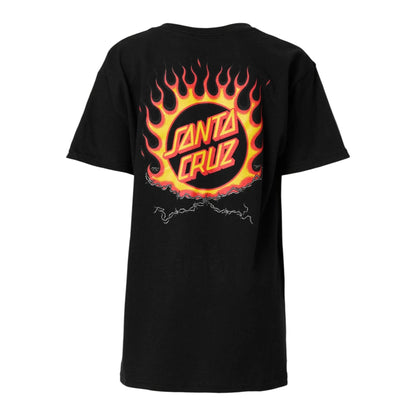 SANTA CRUZ FORGING DOT YOUTH TEE BLACK