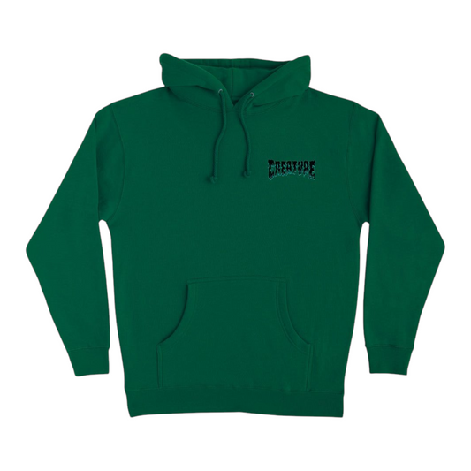 CREATURE GHOUL HOODIE DARK GREEN