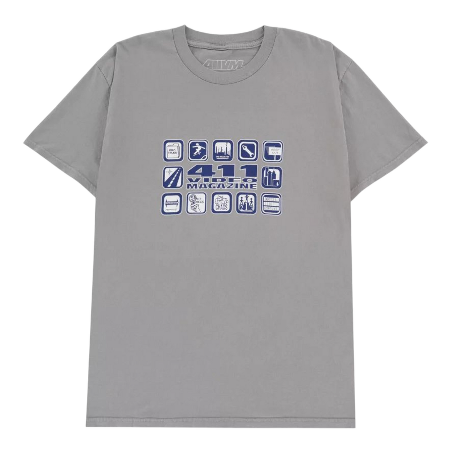 411VM ICONS TEE ATHLETIC HEATHER