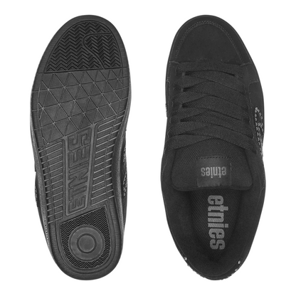 ETNIES KINGPIN BLACK BLACK SILVER