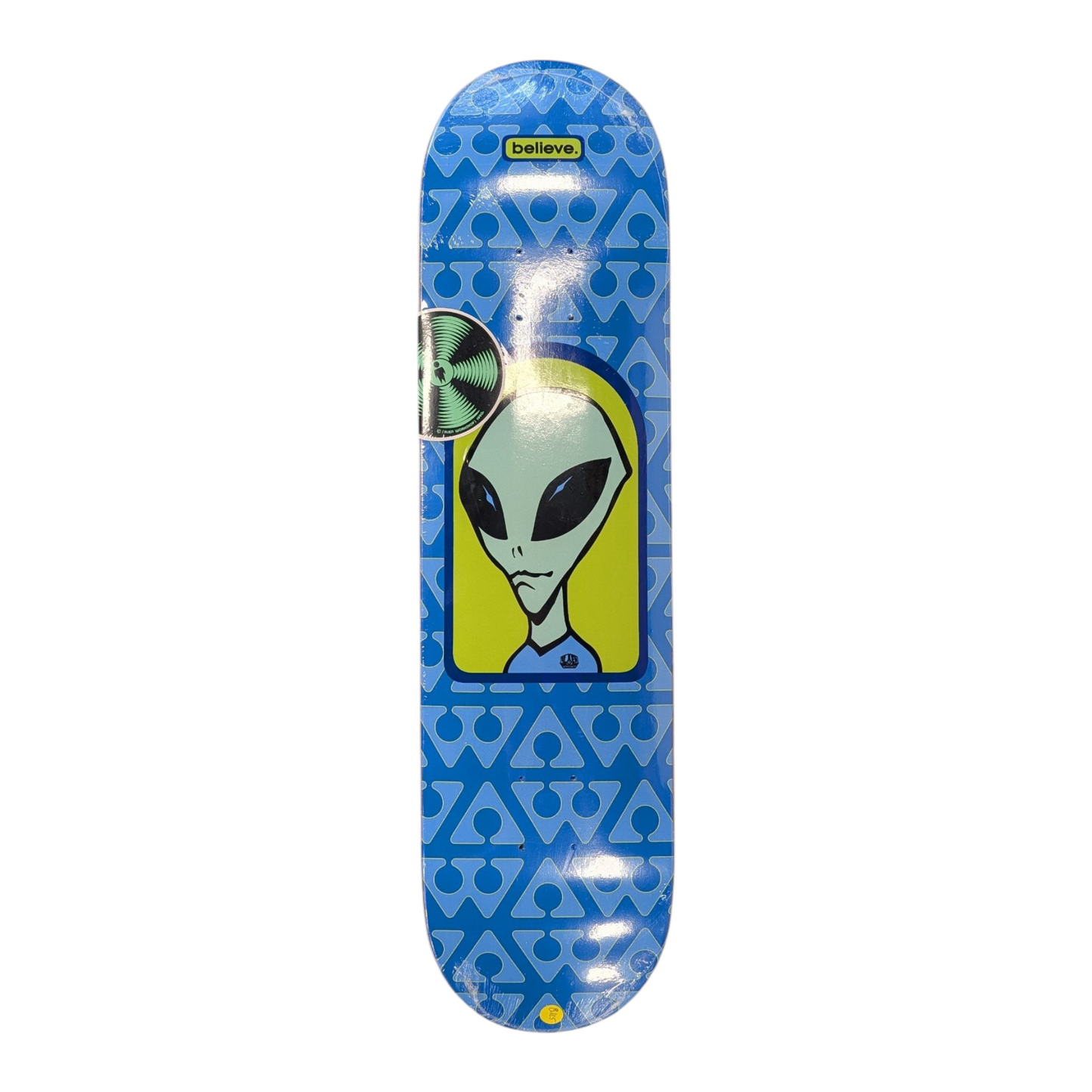 ALIEN WORKSHOP BELIEVE PATTERN DECK 8.125