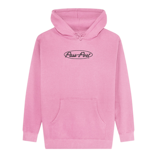 PASSPORT OVALIT HOODIE LIGHT PINK