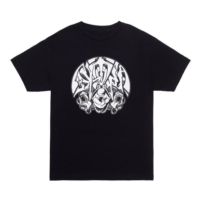 GX1000 DYSTOPIA GAS MASK TEE BLACK