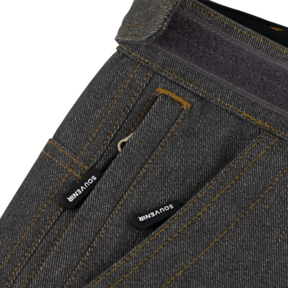 SOUVENIR 3 PLY DENIM FADED GREY