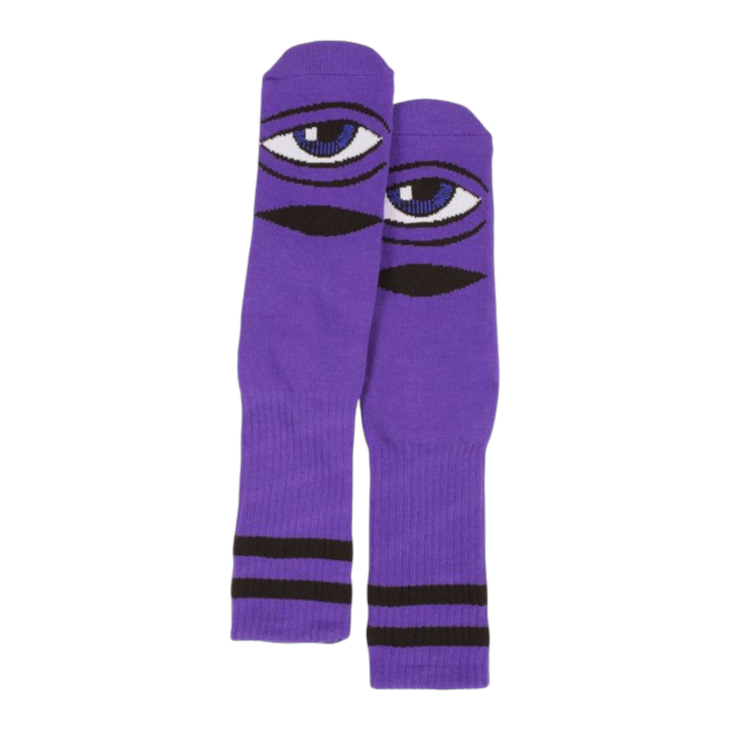 TOY MACHINE SECT EYE SOCKS PURPLE