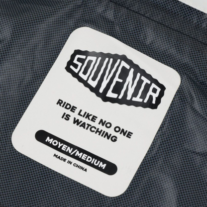 SOUVENIR 2.5 PLY RECESSION JACKET MARSHMALLOW BLACK