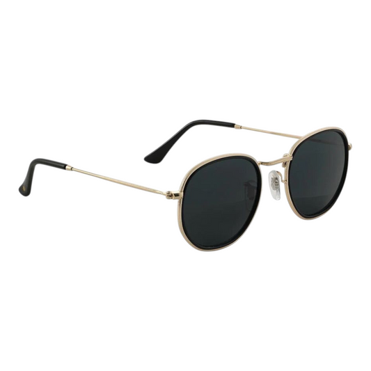 GLASSY HUDSON POLARIZED SUNGLASSES BLACK GOLD
