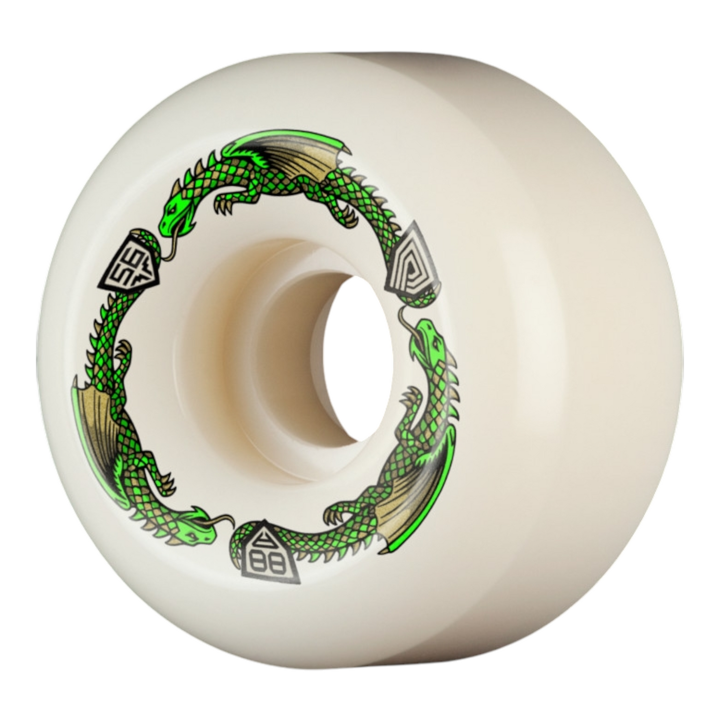 POWELL PERALTA V6 GREEN DRAGON FORMULA WHEELS 88A
